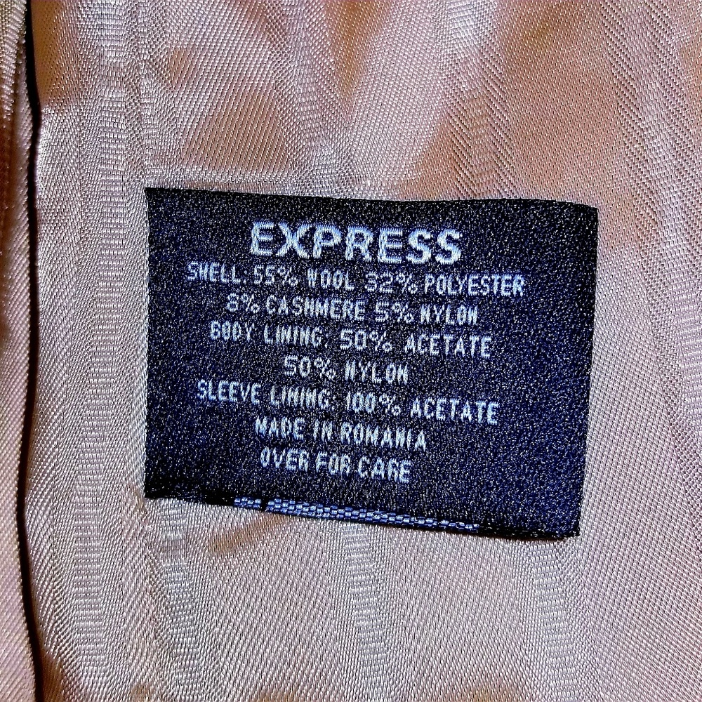 Express Vintage Wool Blazer - Picture 5 of 5